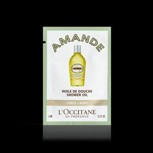 50 L'occitane Amande Shower Oil French Brand Almond Oil Samples 6 ml each